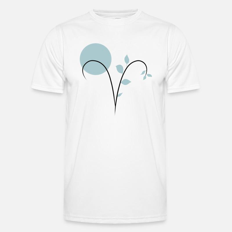 Astrologisches Zeichen widder Widder Männer Funktions-T-Shirt