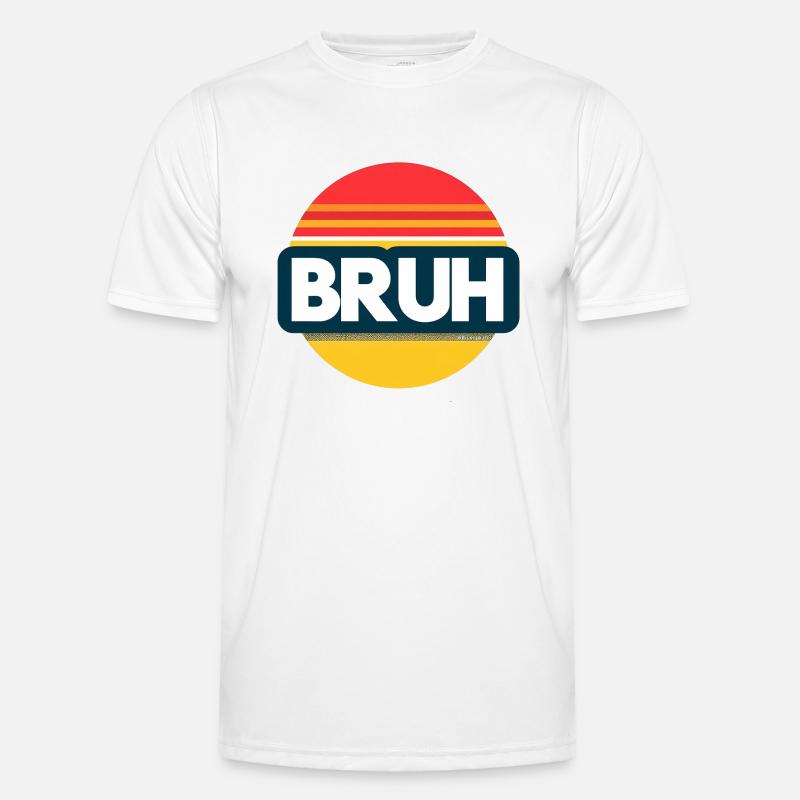 Bruh Coucher de soleil T-shirt sport Homme