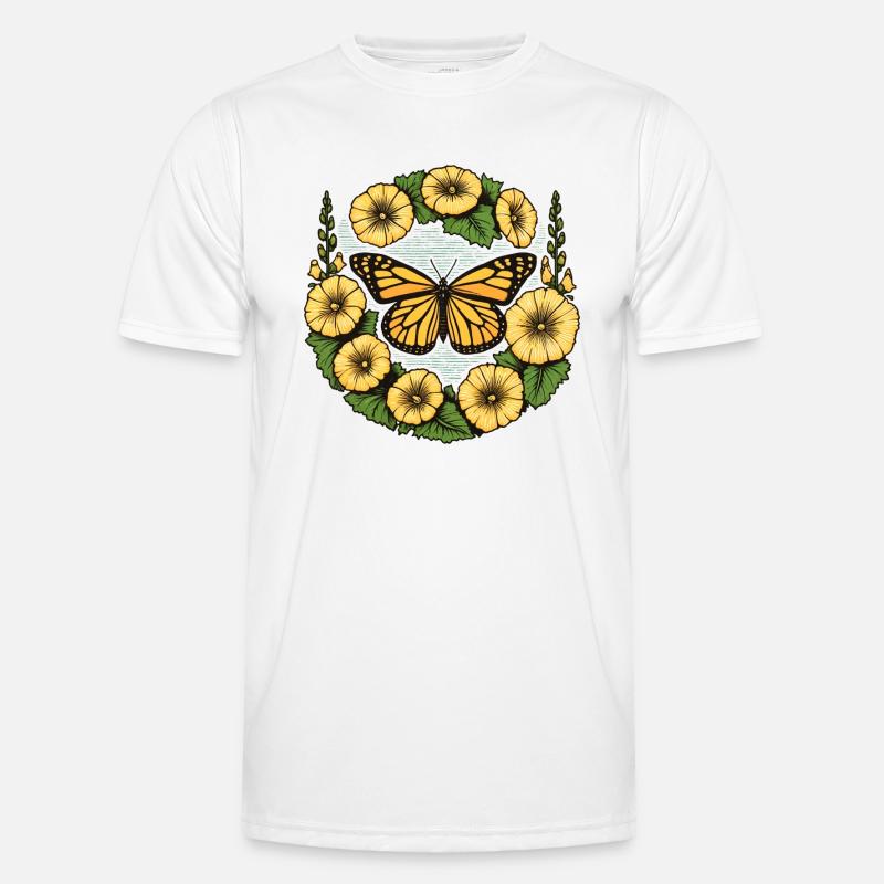 Papillon monarque T-shirt sport Homme