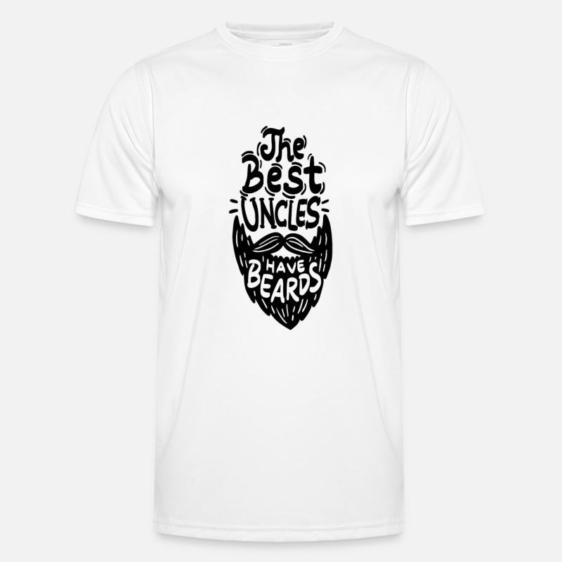 The Best Uncles Have Beards - Bart Vollbart Rasur Männer Funktions-T-Shirt
