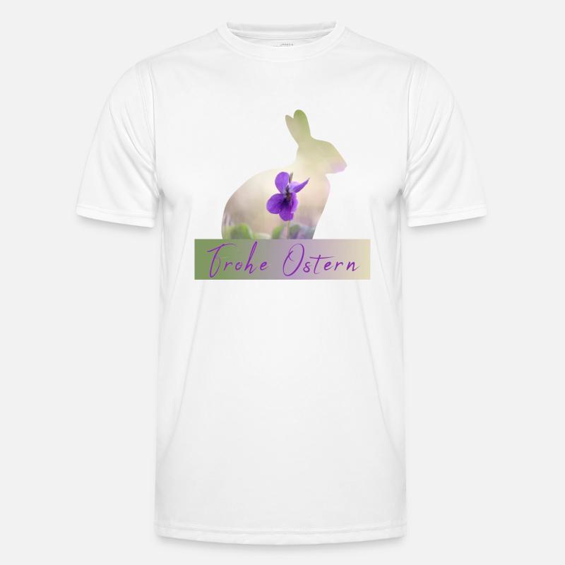 Happy Easter Bunny - Men's Functional T-Shirt - white