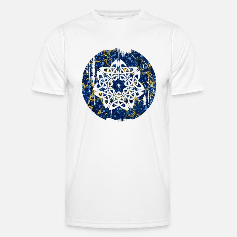 Celtic knot 16 e 272 - Men's Functional T-Shirt - white