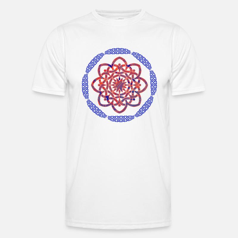 Celtic knot 19 E 263 - Men's Functional T-Shirt - white