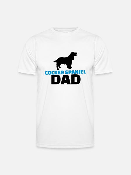 Cocker Spaniel - Männer Funktions-T-Shirt - Weiß