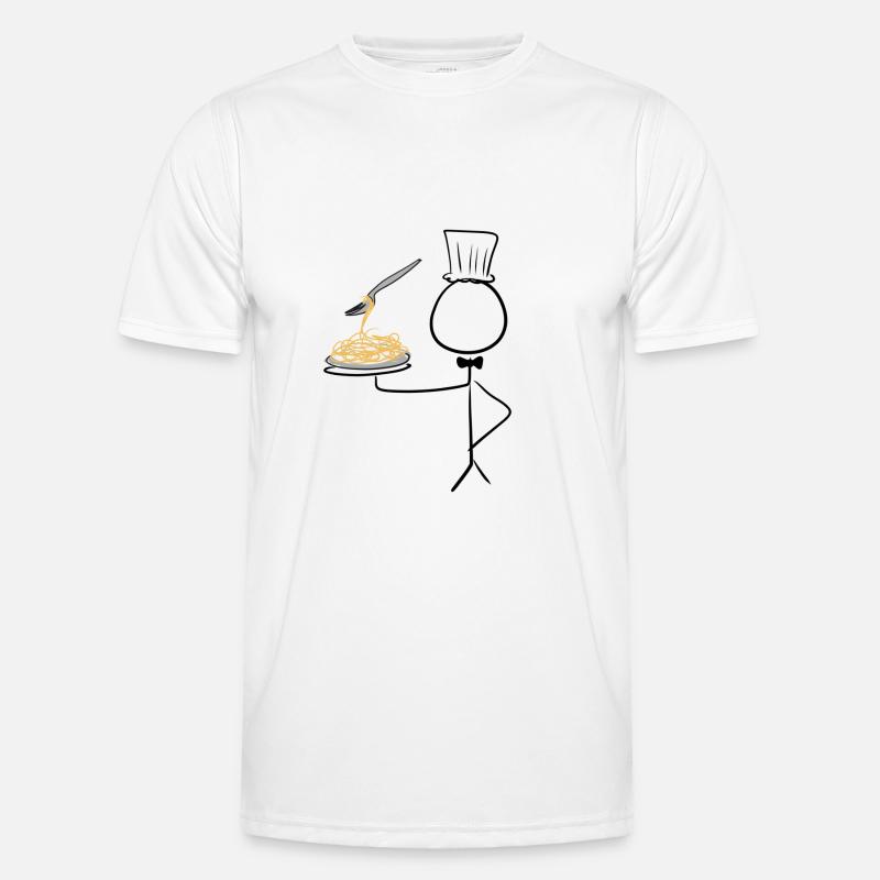 kochen koch - Männer Funktions-T-Shirt - Weiß