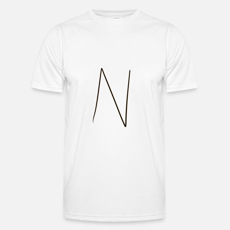 Buchstabe Wort Männer Funktions-T-Shirt