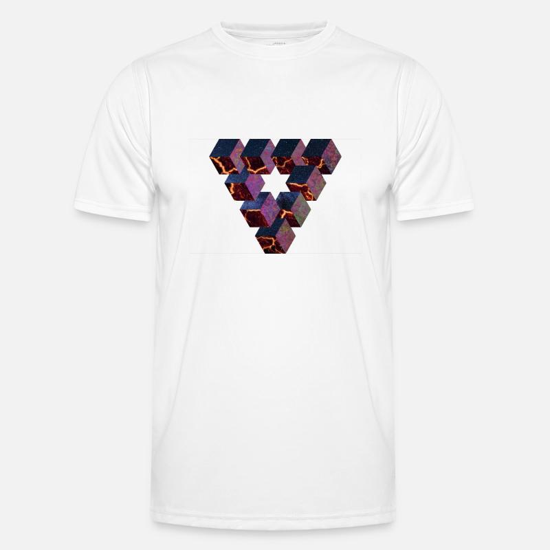 triangle Geo T-shirt sport Homme