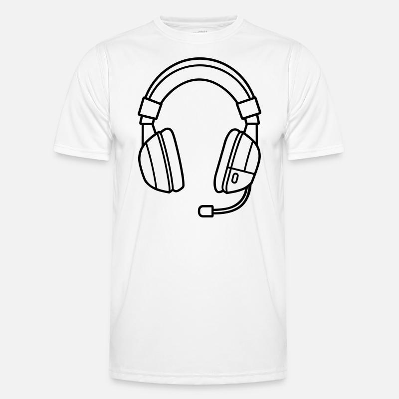 Gaming headset Men's Functional T-Shirt