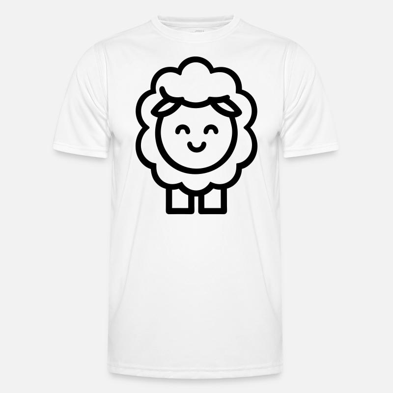 Schaf Männer Funktions-T-Shirt