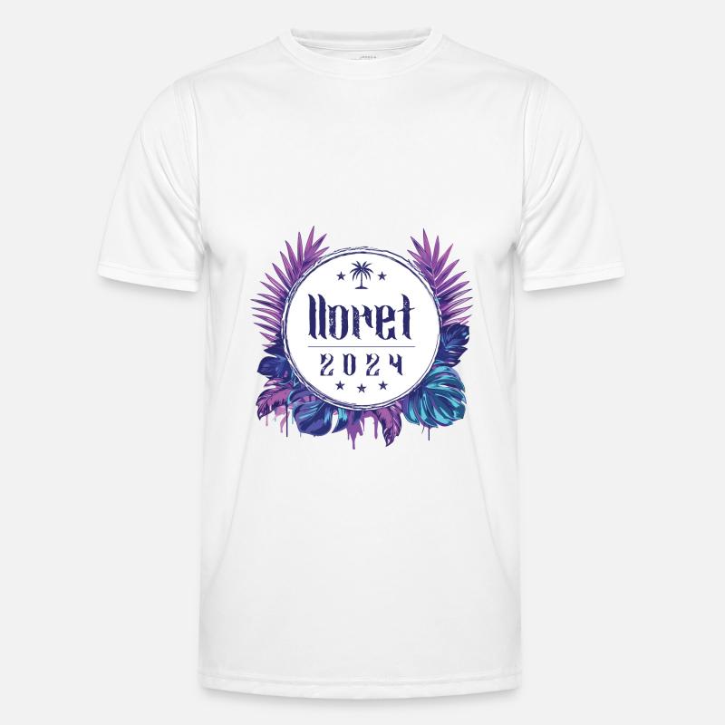 Lloret de Mar 2024 - Men's Functional T-Shirt - white
