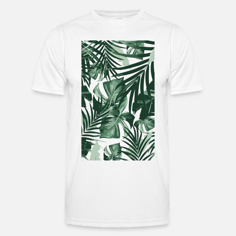 Feuilles tropicales T-shirt sport Homme