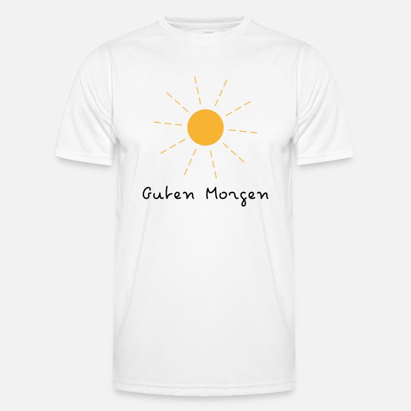 Good morning - Men's Functional T-Shirt - white