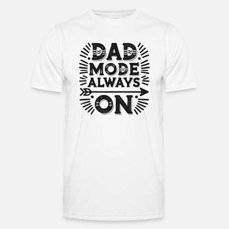 Papa-Modus: Immer eingeschaltet Männer Funktions-T-Shirt
