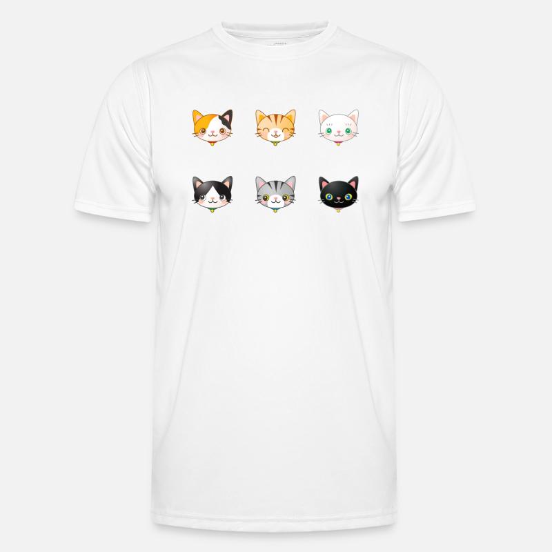 chats T-shirt sport Homme