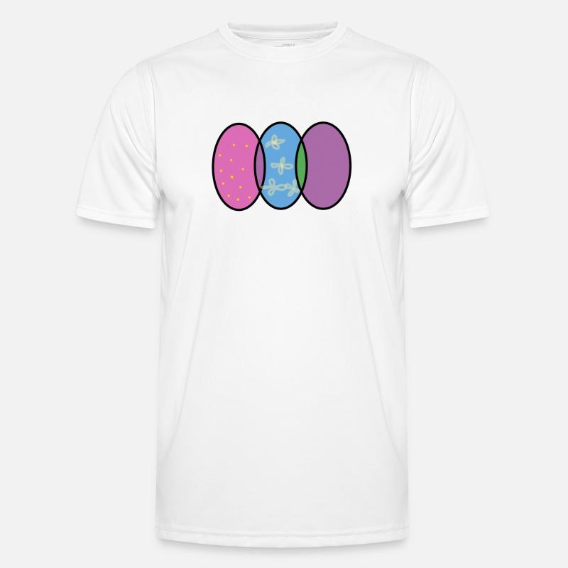 Easter Eggs Image16 - Men's Functional T-Shirt - white