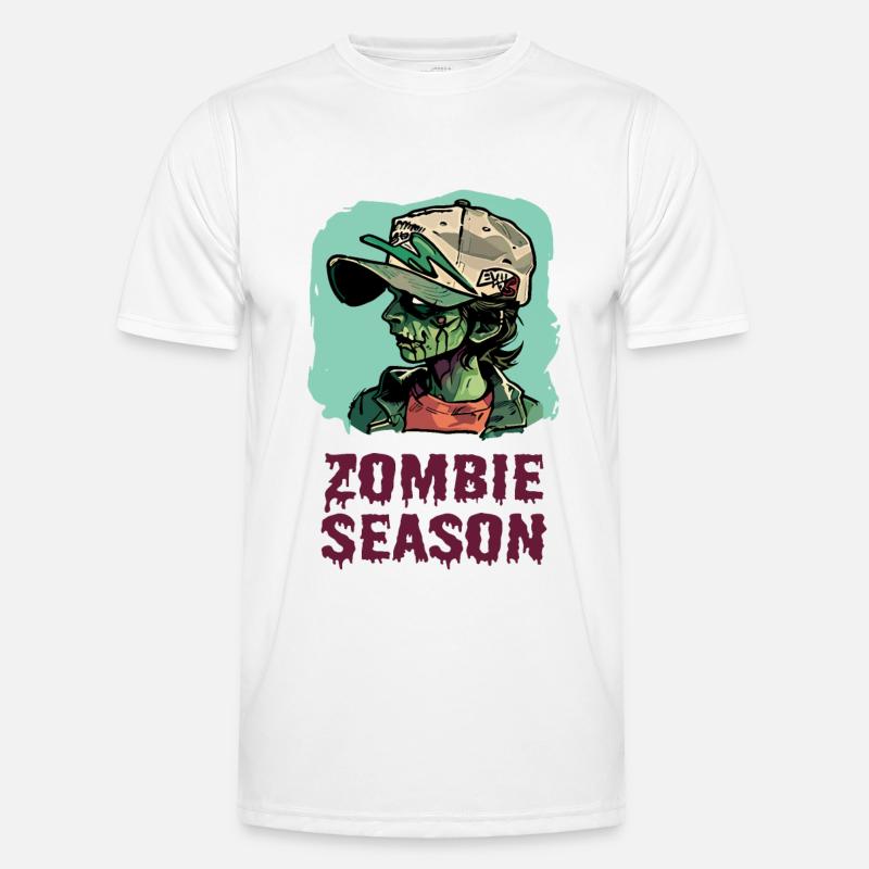Zombie Season - Men's Functional T-Shirt - white