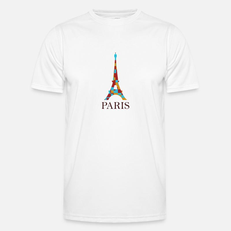 Eiffel Tower Men's Functional T-Shirt