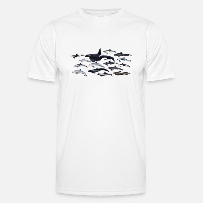 Dolphins - Dolphins - Dauphins - Delphinidae - Men's Functional T-Shirt - white