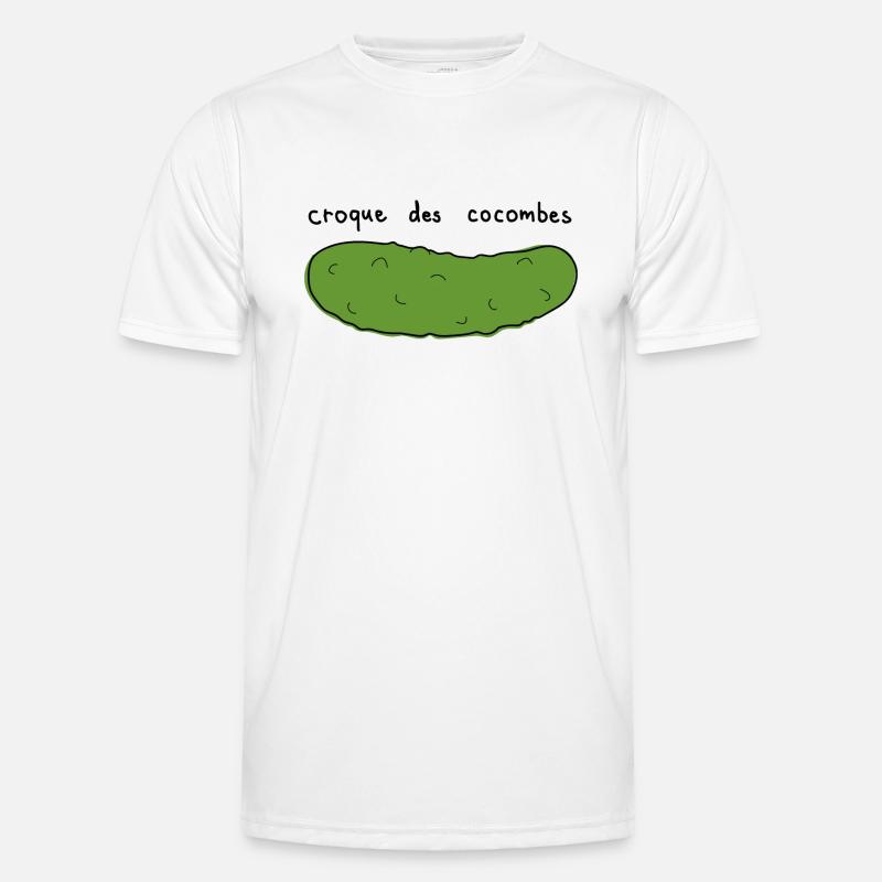Croque des concombes T-shirt sport Homme