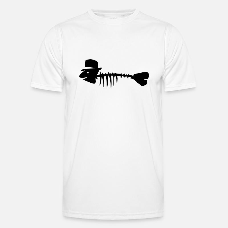 fischgraete mit hut Männer Funktions-T-Shirt