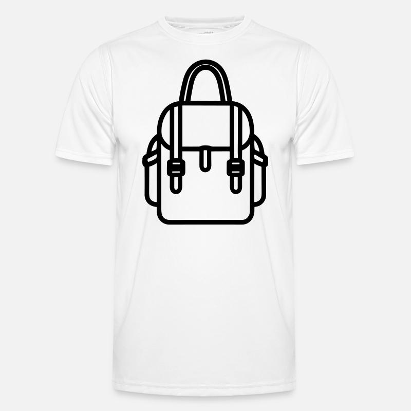 Rucksack Männer Funktions-T-Shirt