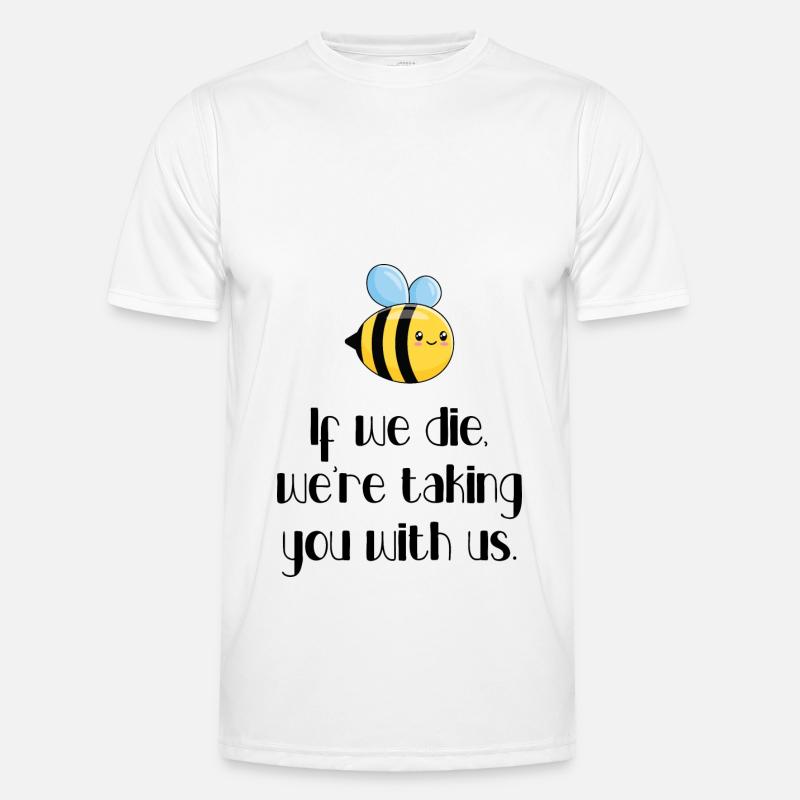 Bee / Ecology / Vegetable garden Men's Functional T-Shirt