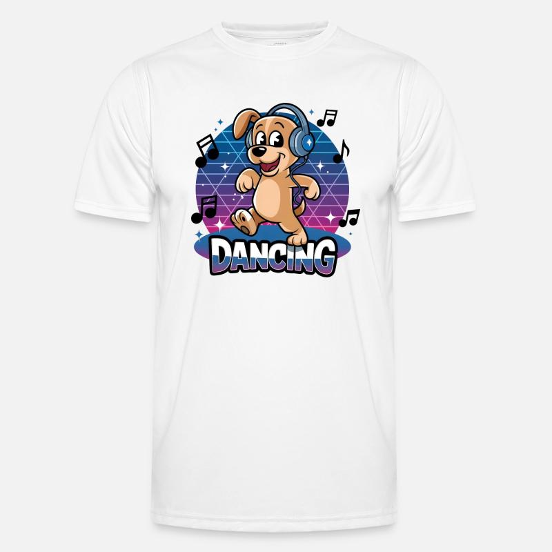 Dancing dog Men's Functional T-Shirt