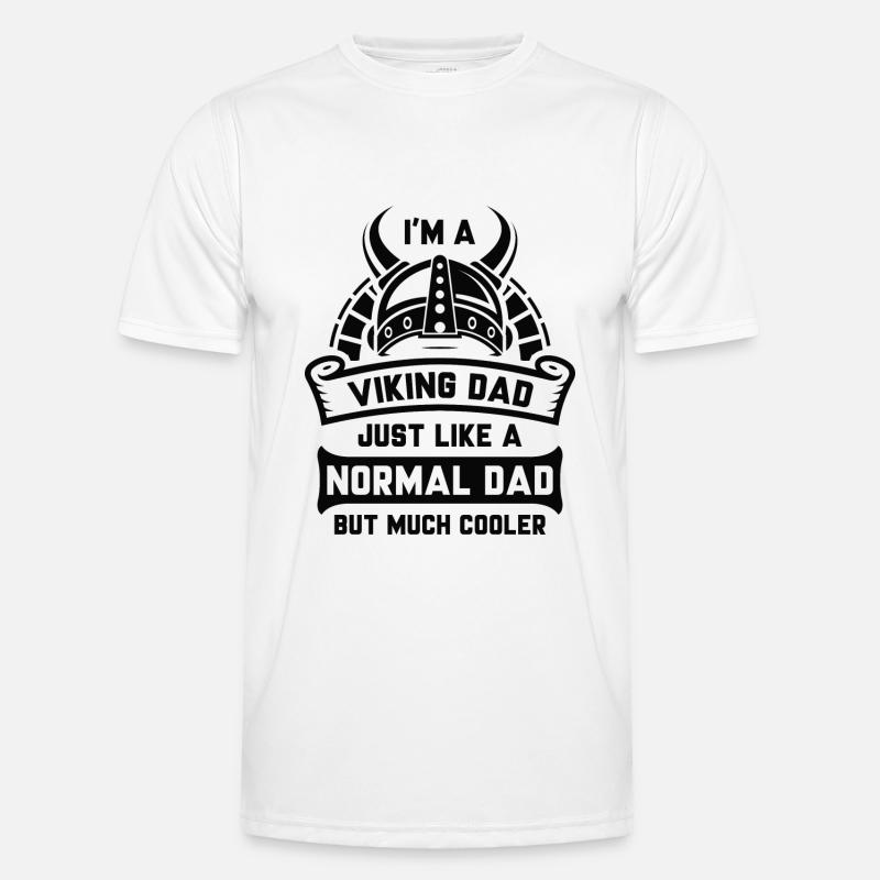 Ich bin ein Wikinger-Papa Männer Funktions-T-Shirt