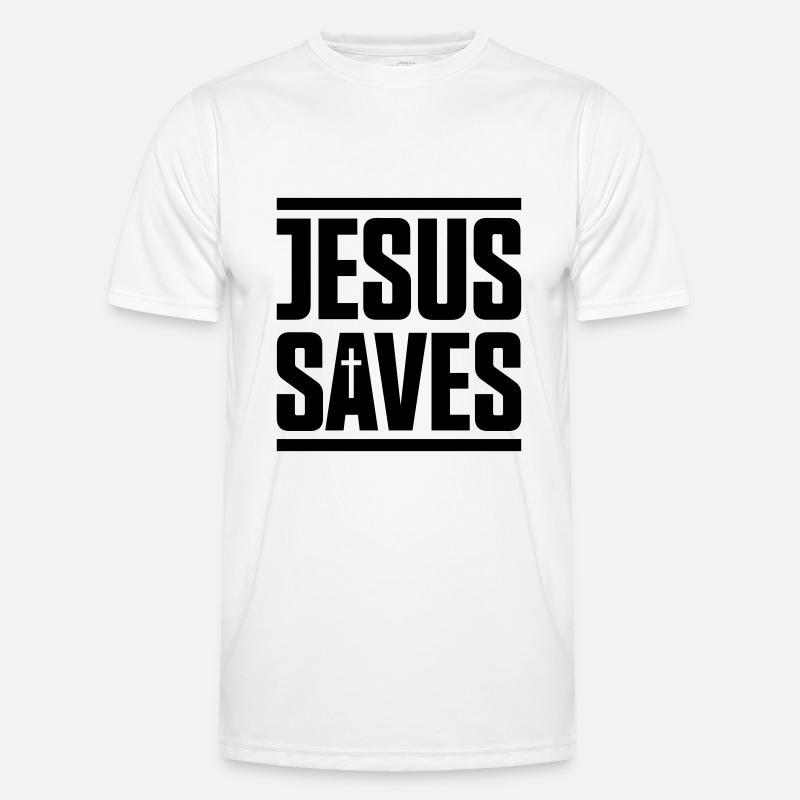 jesus saves Men's Functional T-Shirt