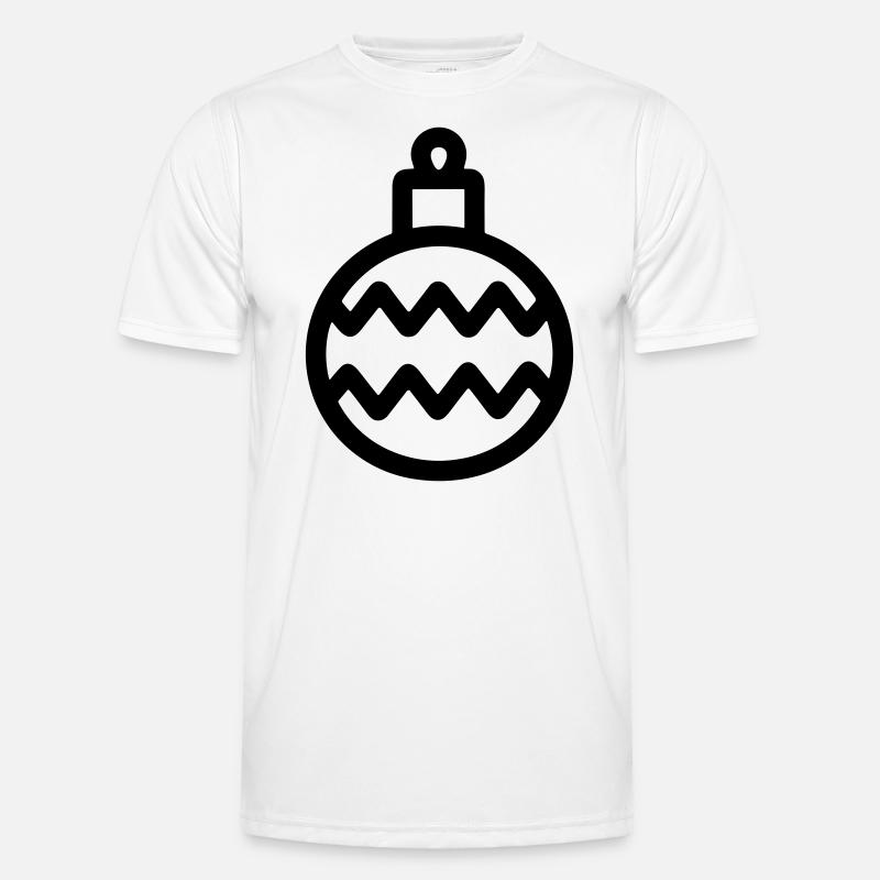 Weihnachtskugel Männer Funktions-T-Shirt