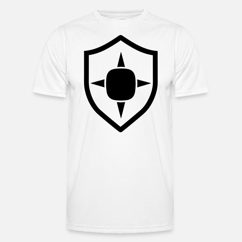 shield - Men's Functional T-Shirt - white