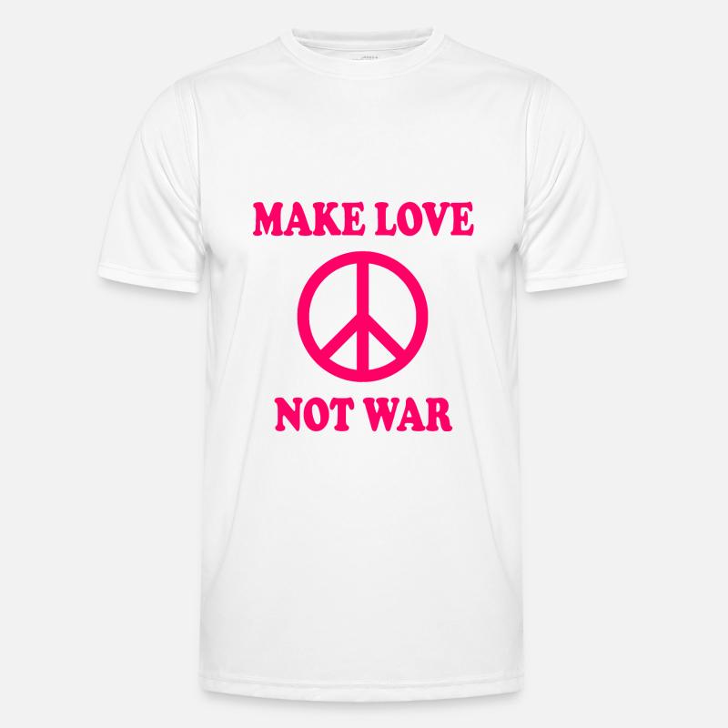 Make love not war Men's Functional T-Shirt