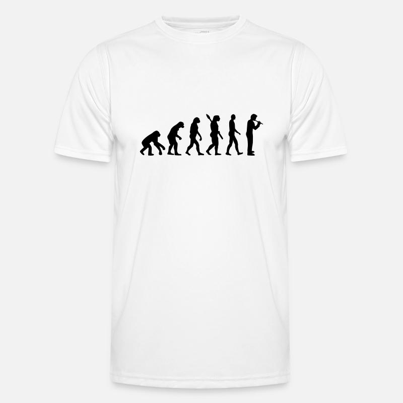 Evolution Flute - Men's Functional T-Shirt - white