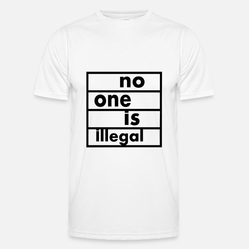 No one is illegal Men's Functional T-Shirt