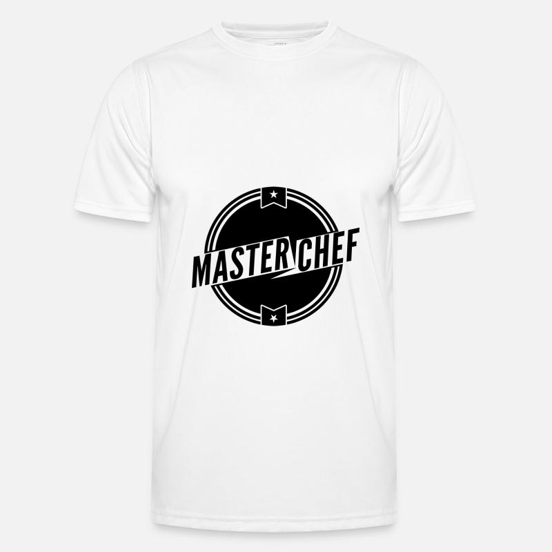 MASTER CHEF 2 - Men's Functional T-Shirt - white