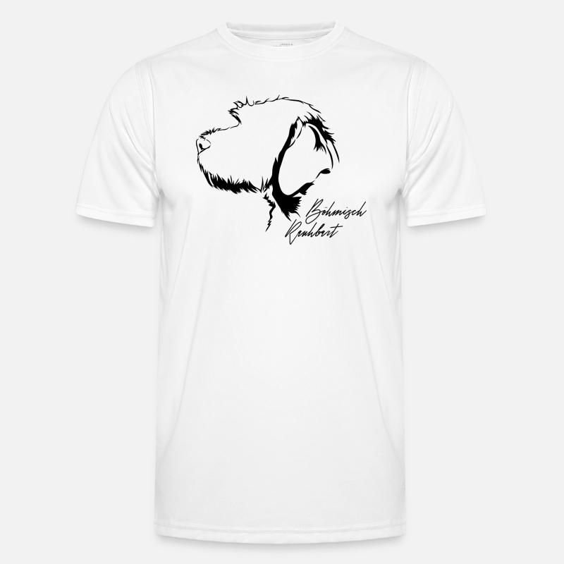 BOHEMIAN RAUHBART Profil Chiens Wilsigns T-shirt sport Homme
