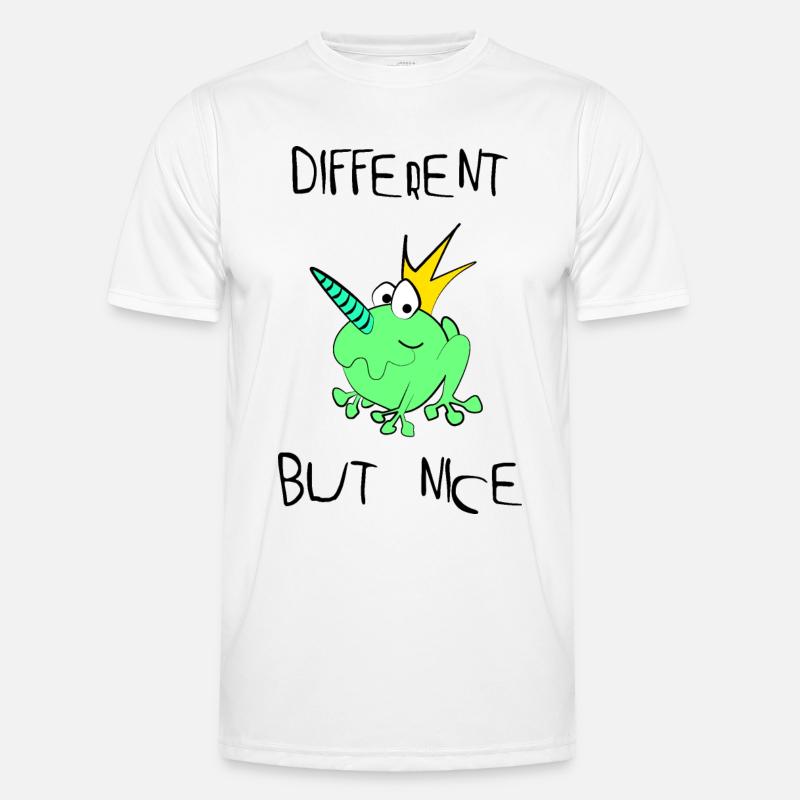 froschkoenig Einhorn be different Männer Funktions-T-Shirt