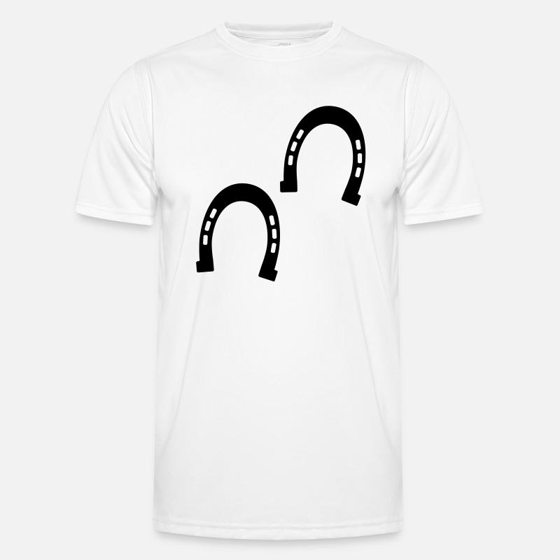 Les sabots de chevaux T-shirt sport Homme