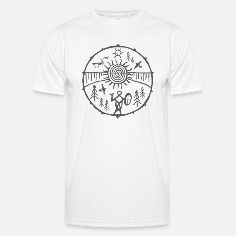Schamane / Mutter Erde Männer Funktions-T-Shirt