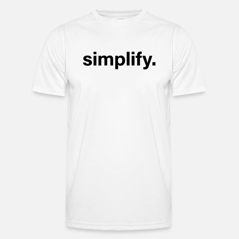 simplify - Men's Functional T-Shirt - white