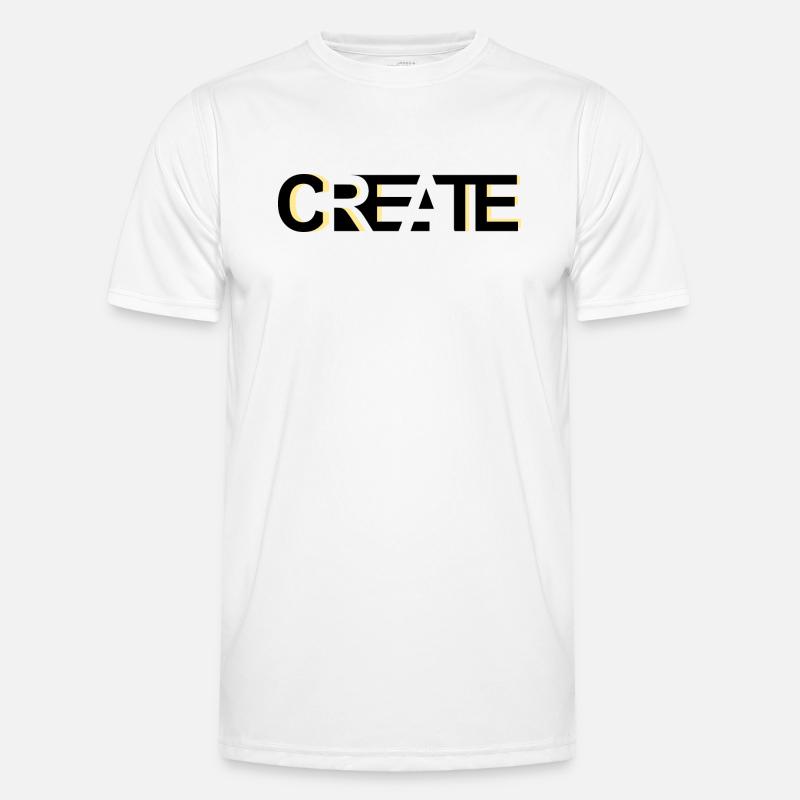 CREATE, modern, creative credo Men's Functional T-Shirt