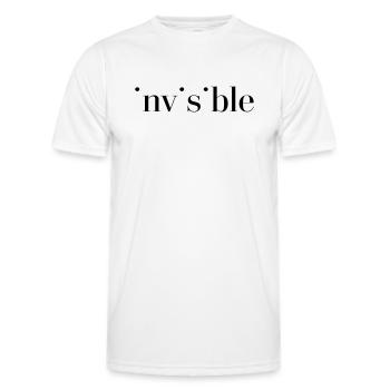 Invisible - Men's Functional T-Shirt - white - Front - AI Model Male 178 dark (178cm)