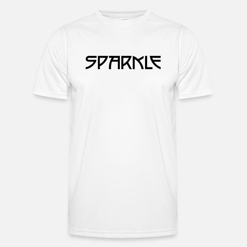 sparkle - Männer Funktions-T-Shirt - Weiß