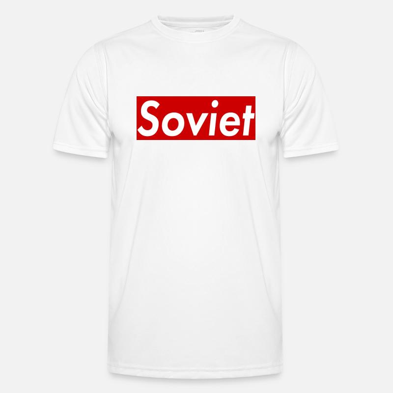 Soviétique T-shirt sport Homme