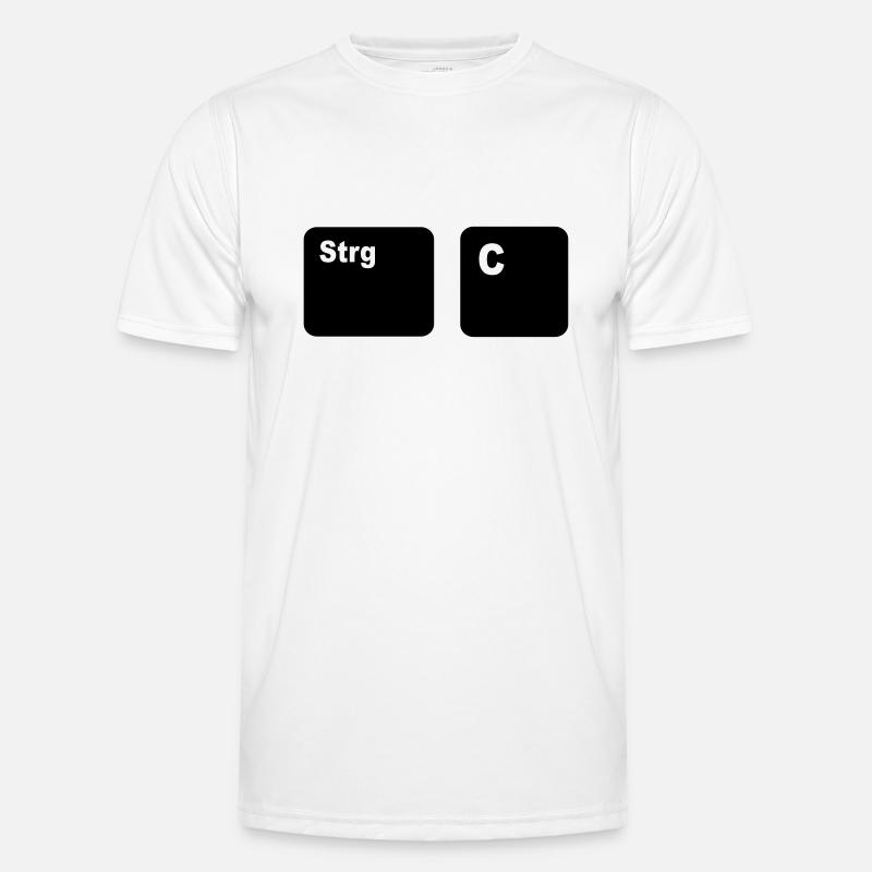Strg + C Copy and Paste T-shirt sport Homme