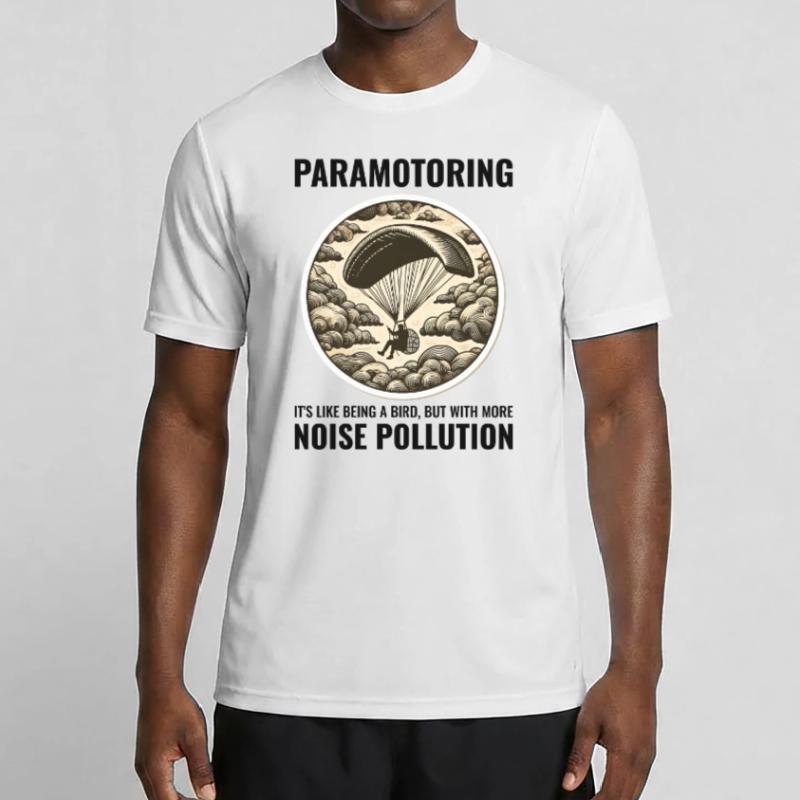 Paramotor Pilot Paramotoring Powered Paraglider Men's Functional T-Shirt