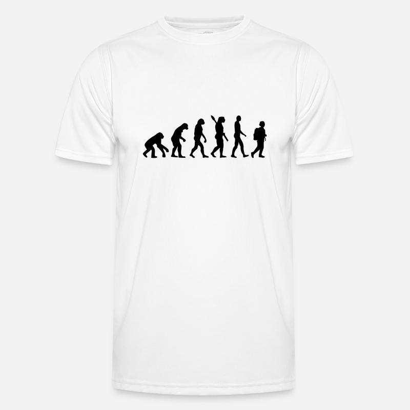 Evolution School - Men's Functional T-Shirt - white