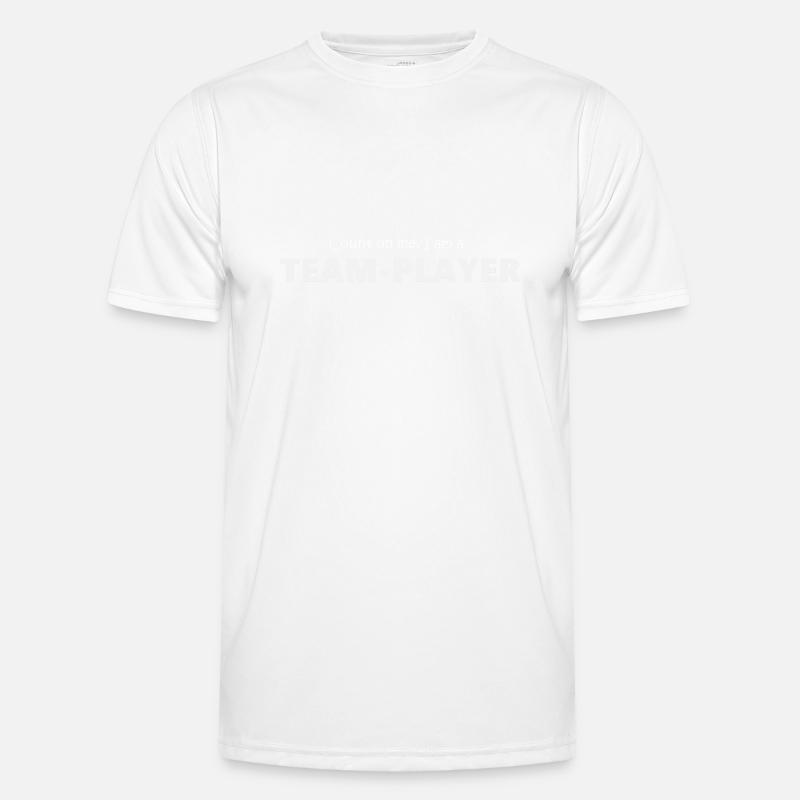 Team player 5 (2174) - Men's Functional T-Shirt - white