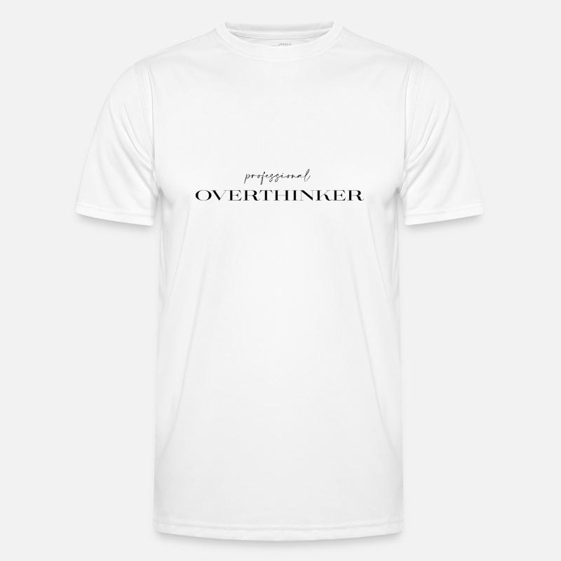 professional Overthinker Männer Funktions-T-Shirt