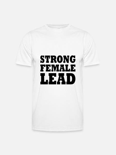 Strong female lead - Men's Functional T-Shirt - white
